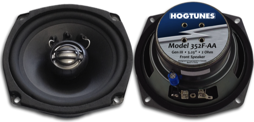 HogTunes 5.25-inch Front Replacement, 2 Ω
