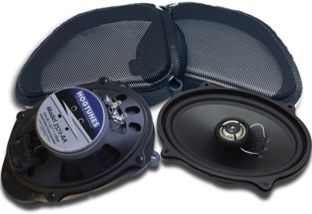 HogTunes 5 x 7-inch RoadGlide Front Replacement, 2 Ω