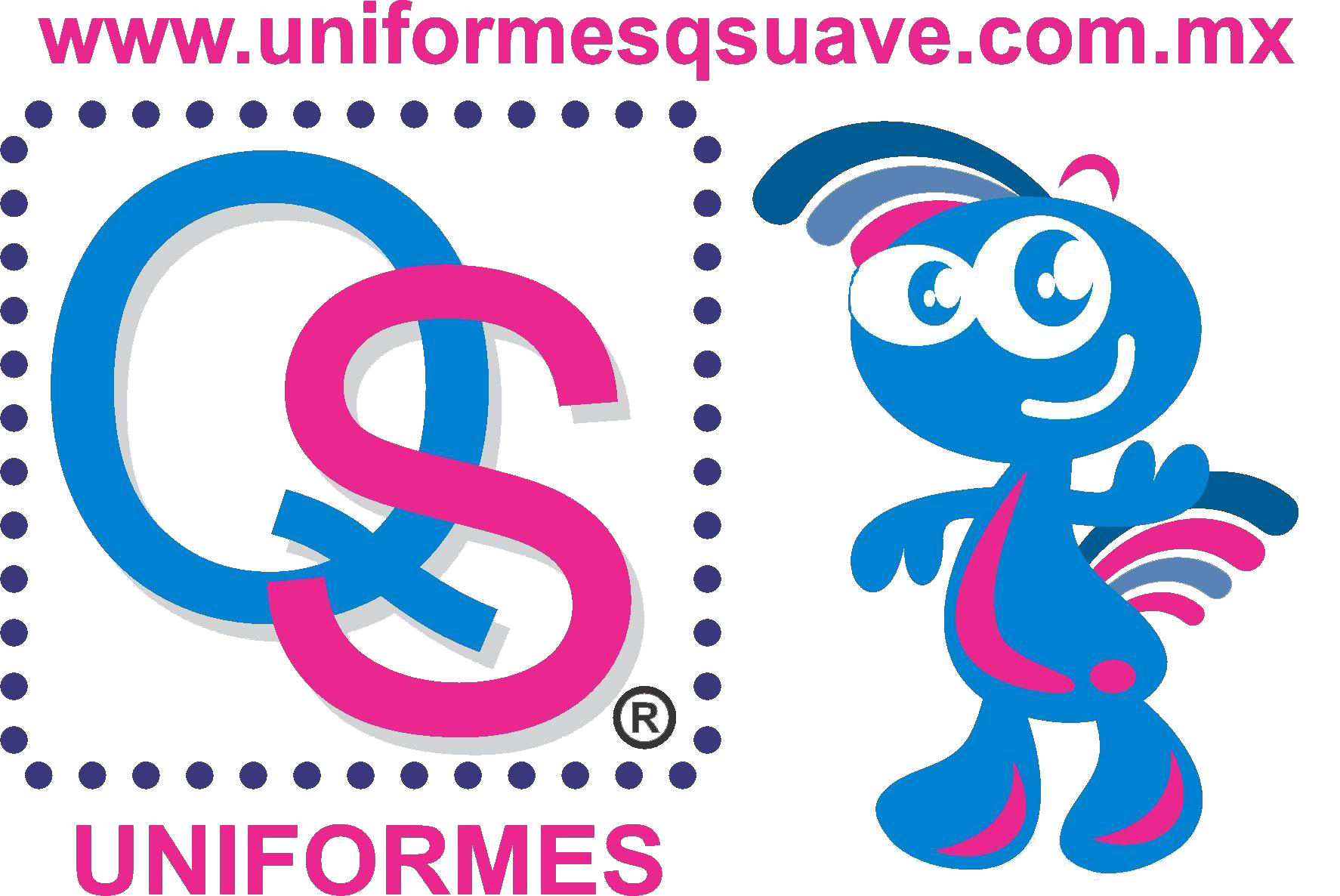 Logotipo uniformes qsuave de tijuana