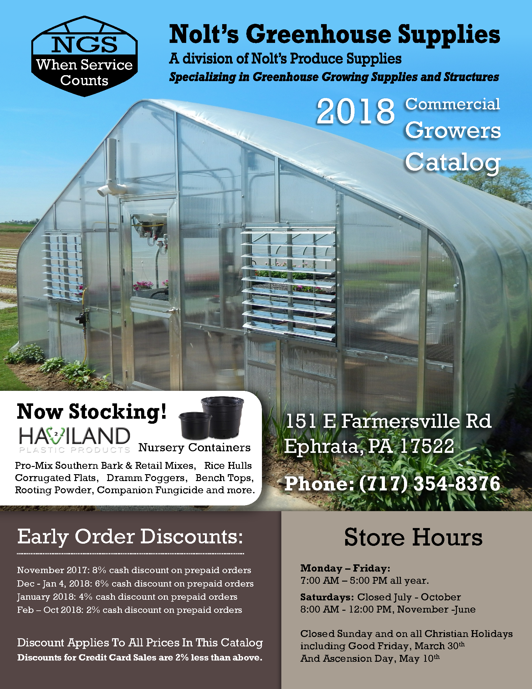 greenhouse supply companies near me