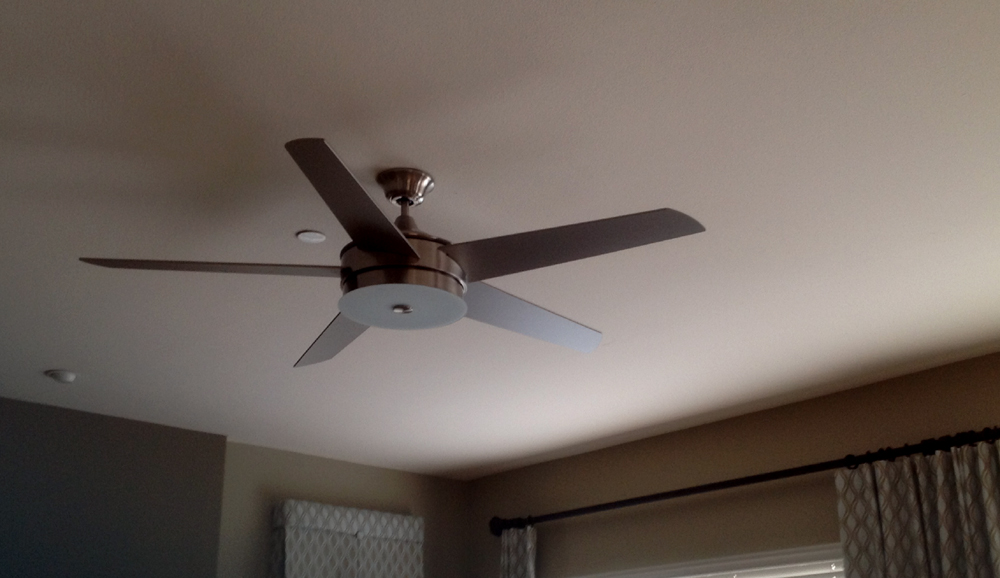Baratelli Electric ceiling fan installation