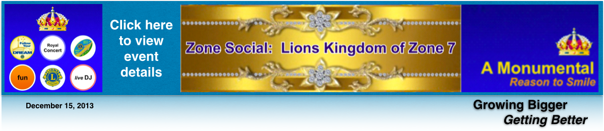 Zone Social:  Lions Kingdom of Zone 7