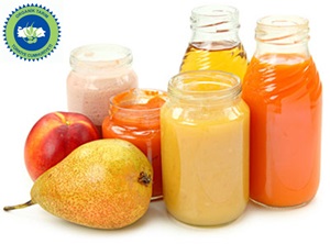 organic fruit purees