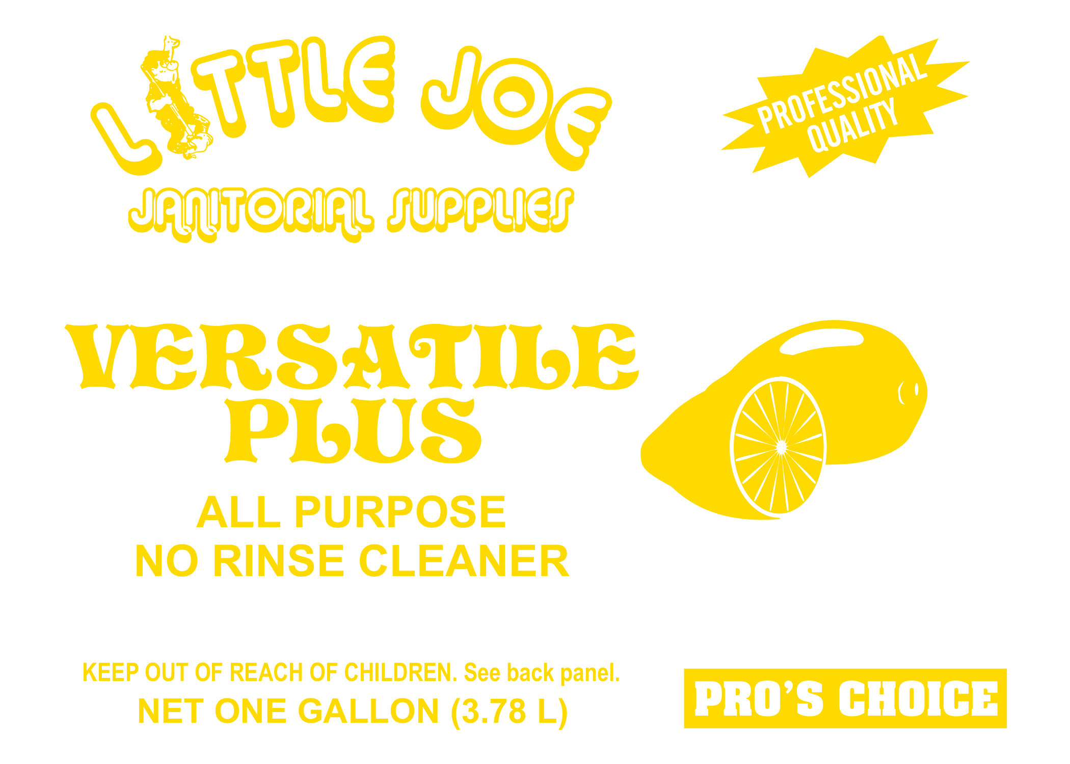 Little Joe* All Purpose No Rinse Cleaner