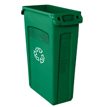 Slim Jim* Recycle Container w/ Venting Channels