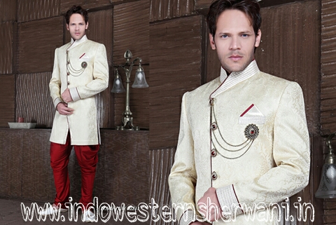 Indo western sherwani for groom
