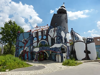 Beauty & Bliss Travel,  Art Tower in Munich Germany - Kunsthaus, Abensberg, Kuchlbauer