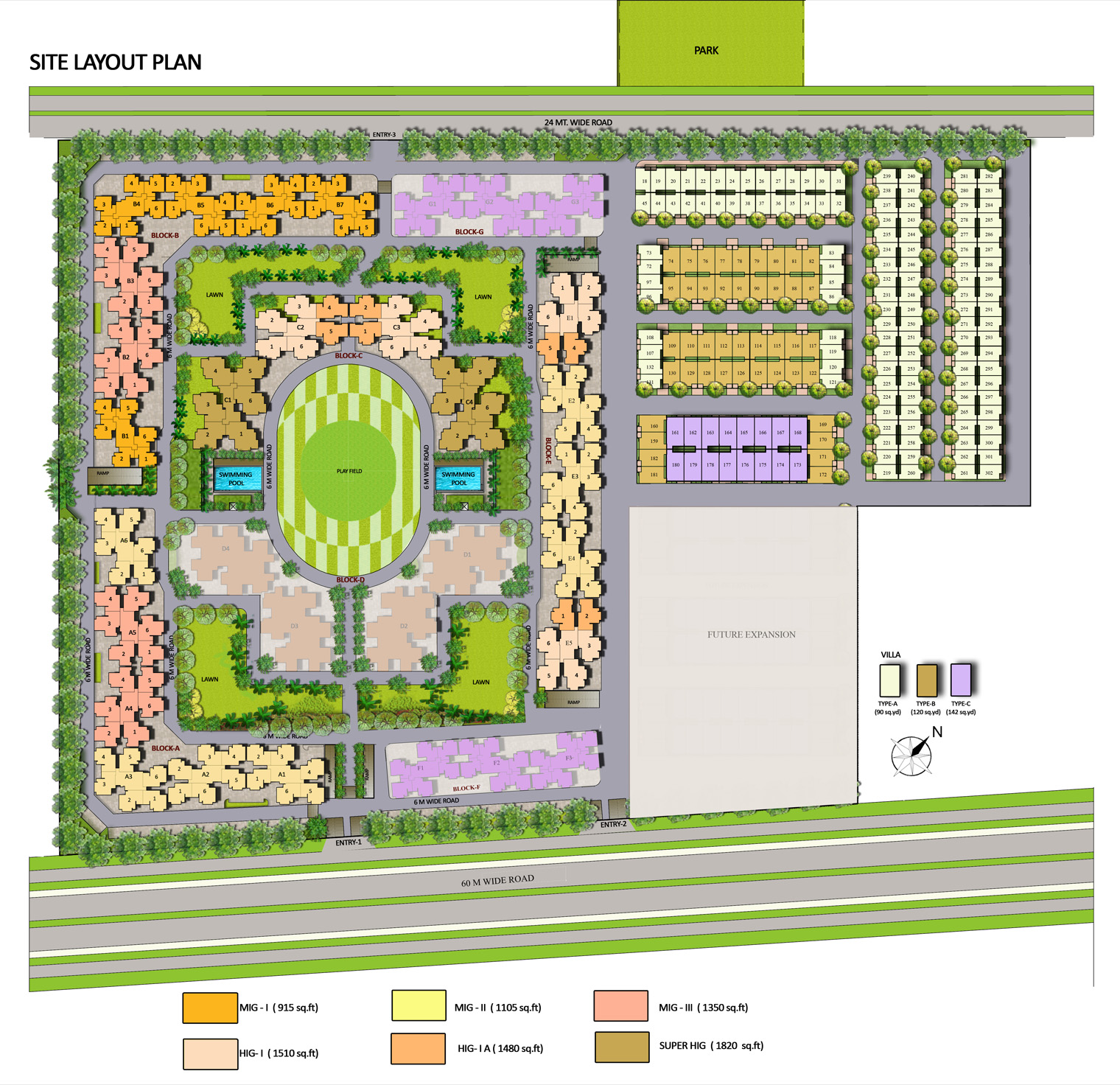 Panchsheel Greens 2 Site Layout