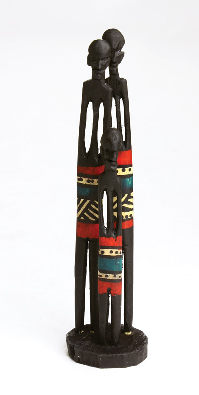 Massai Family Stick Carving