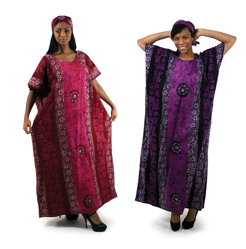 African Floral Tribal Kaftan