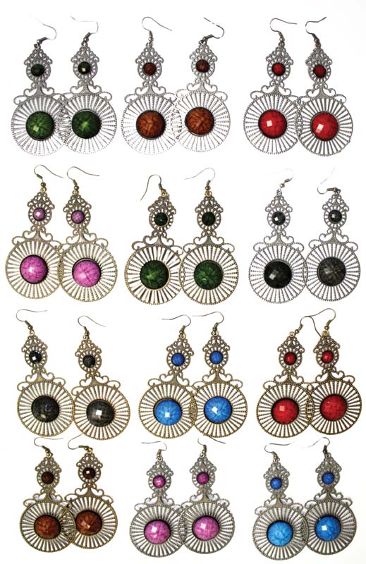 Precious Stone Earrings