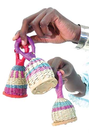 Straw Wicker Rattle