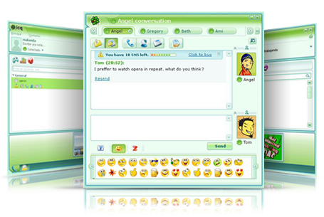 ICQ (Chat, Play & Share files with your friends)