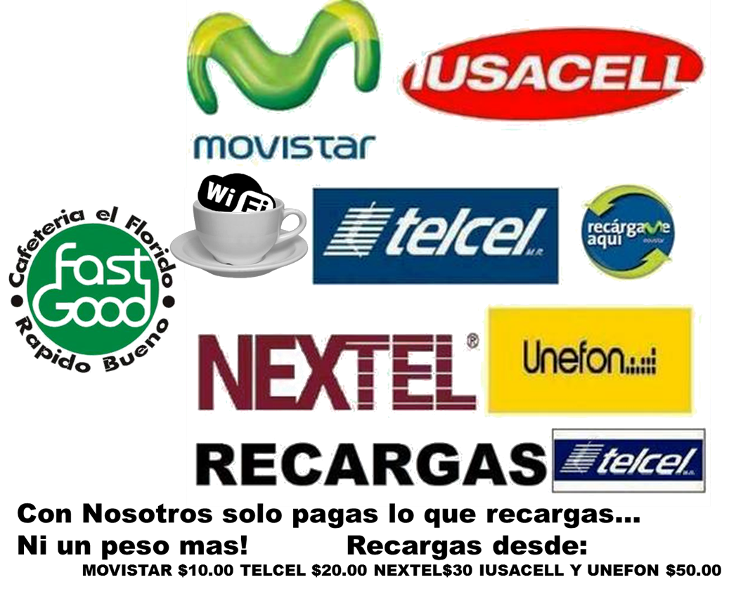 Recargas tiempo aire telcel iusacell nextel movistar