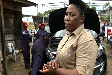 Meet Nigeria’s first female mechanic who’s breaking stereotypes and changing the lives of women while at it