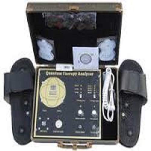 Quantum Resonance Magnetic Analyzer With TENS Therapy Pads + Massager Slippers