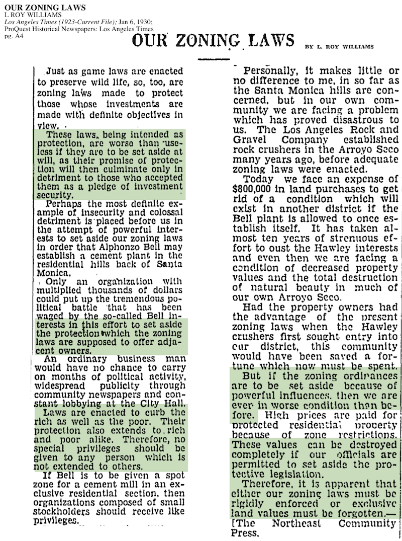 1930-Our Zoning Laws