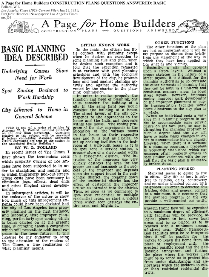 1931-Planning Described