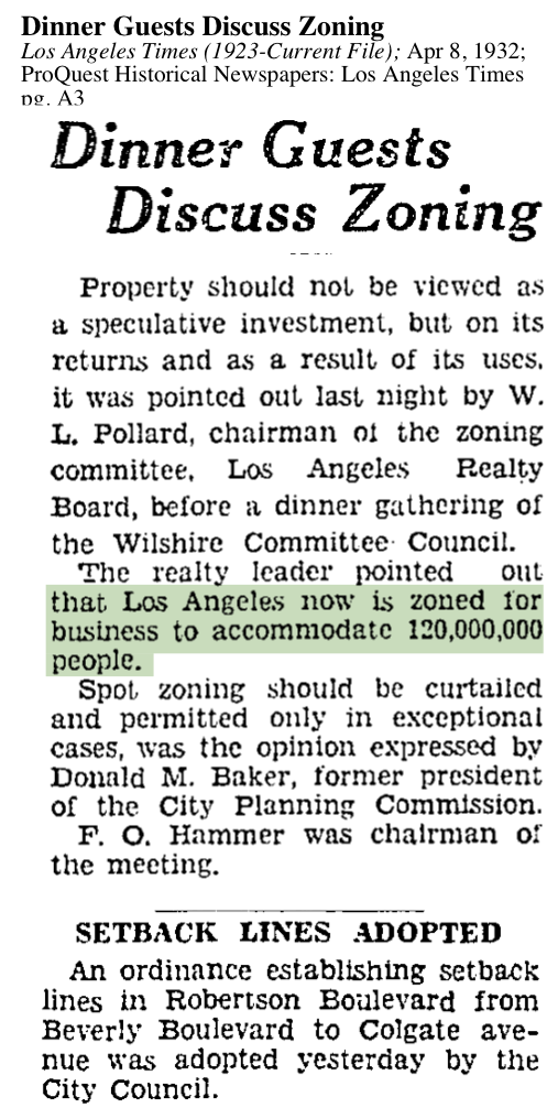 1932-Zoning Discussed