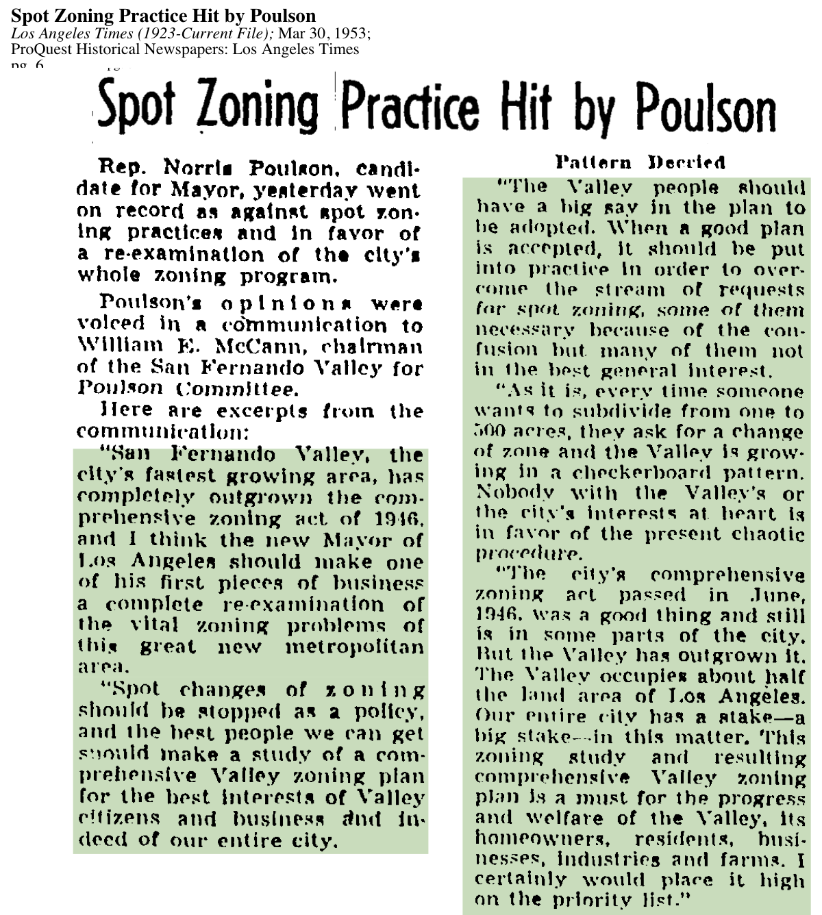 1953-Spot Zoning Practice Hit