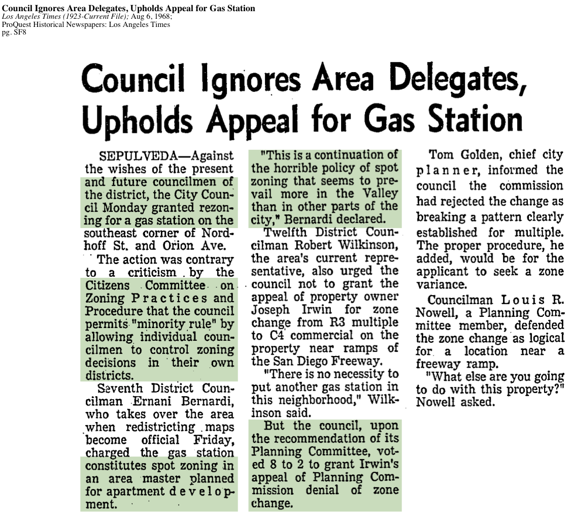 1968-Council Ignores Area Delegates
