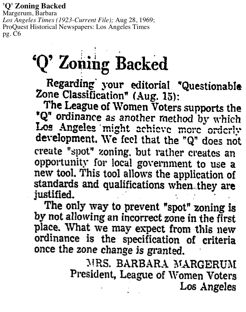 1969-'Q' Zoning Backed