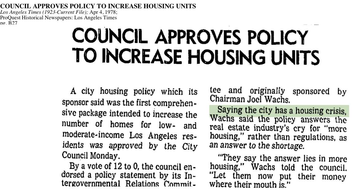 1978-City Has Housing Crisis