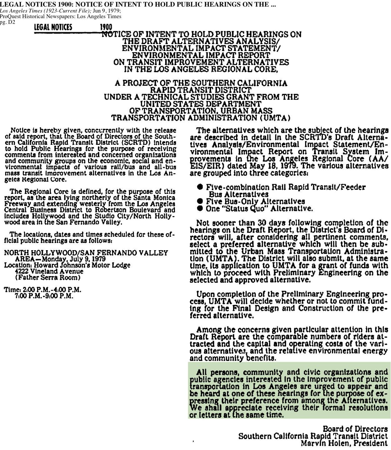 1979-Environmental Impact