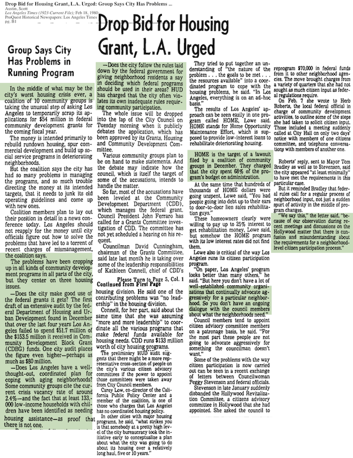 1980-Worst Housing Crisis