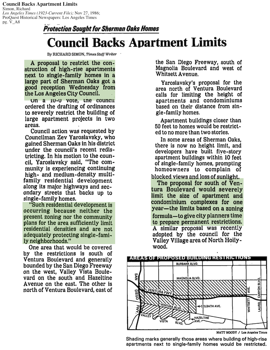 1986-Council Backs Apartment Limits